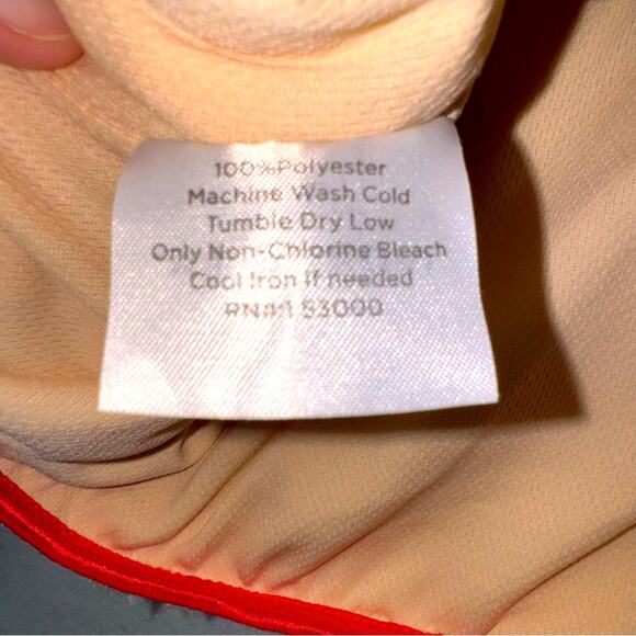 EUC Women’s Ivory Ella Puffer & Sherpa Jacket Ivory & Peach size XXL 1/2 Zip - Picture 7 of 7